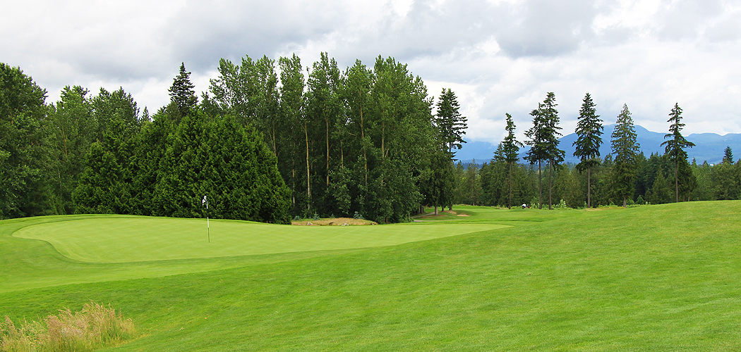 Redwoods Golf Course Review Langley BC Hole 10 Green