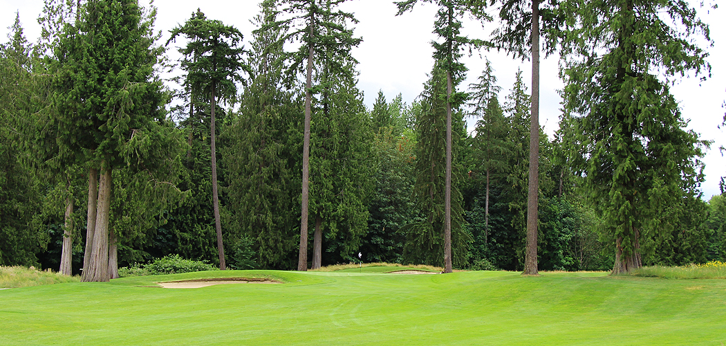 Redwoods Golf Course Review Langley BC Hole 12 Green